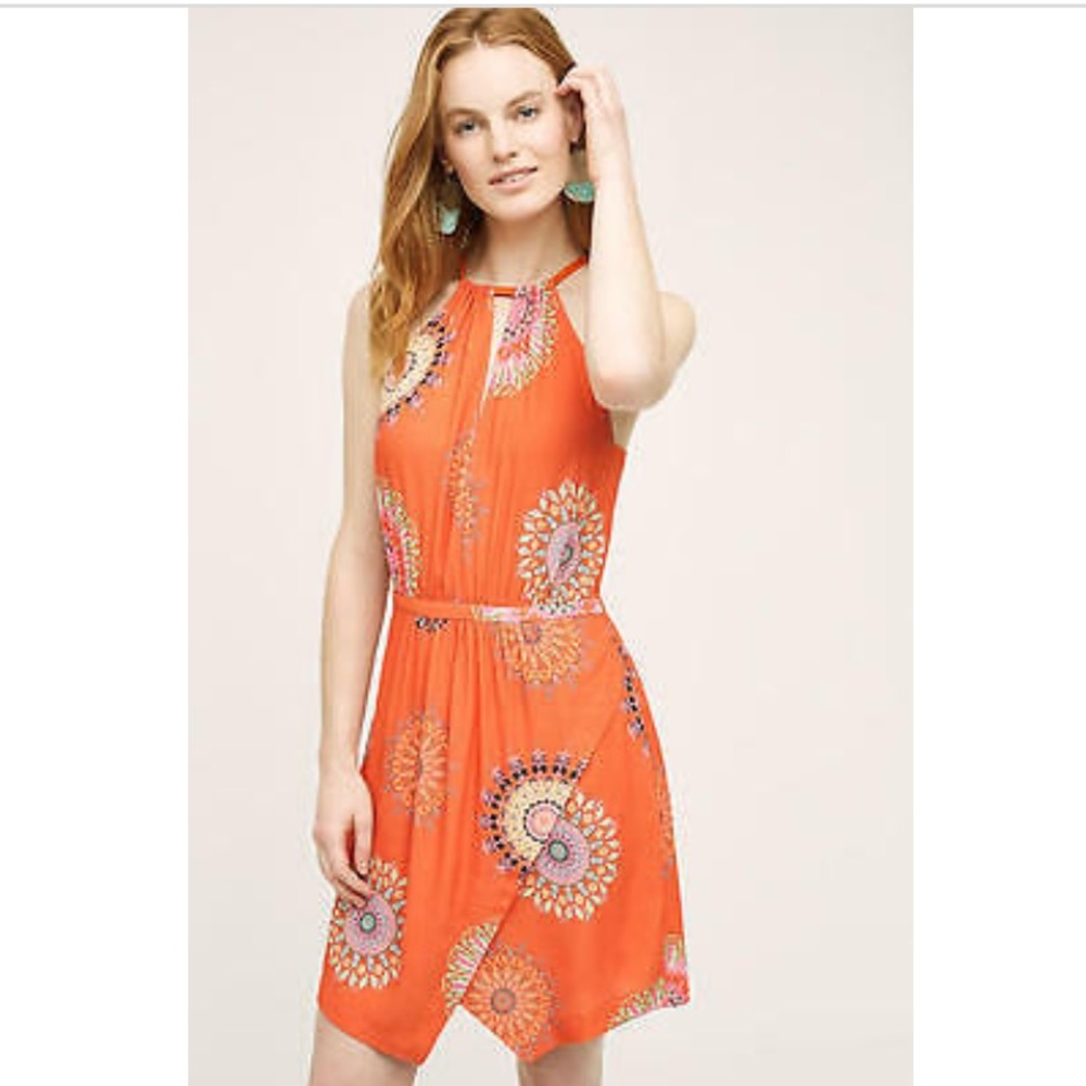 Anthropologie Floreat Livia Halter Dress Size 0